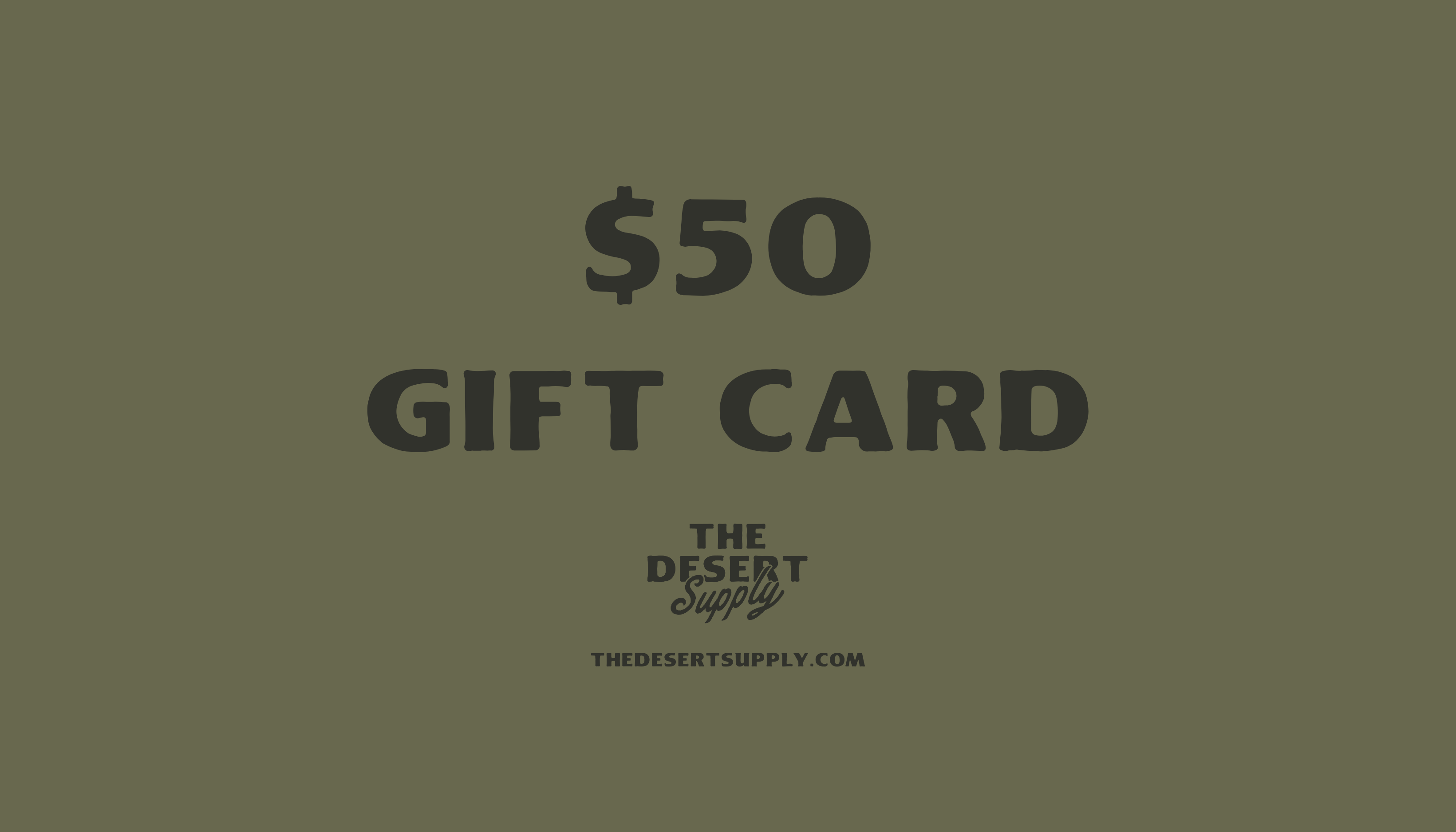 $50 Gift Card